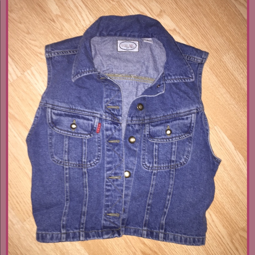 Bugle Boy for her Denim Vest  Size S